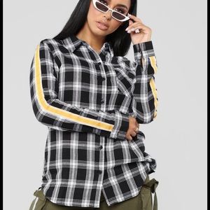 Black & white flannel